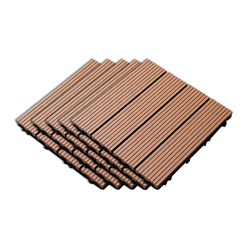 Classical Wooden Flooring Tiles Interlocking Garden Patio Flooring Tiles Light Brown Straight Grain Clearhalo 'Home Improvement' 'home_improvement' 'home_improvement_outdoor_deck_tiles_planks' 'Outdoor Deck Tiles & Planks' 'Outdoor Flooring & Tile' 'Outdoor Remodel' 'outdoor_deck_tiles_planks' 7465000