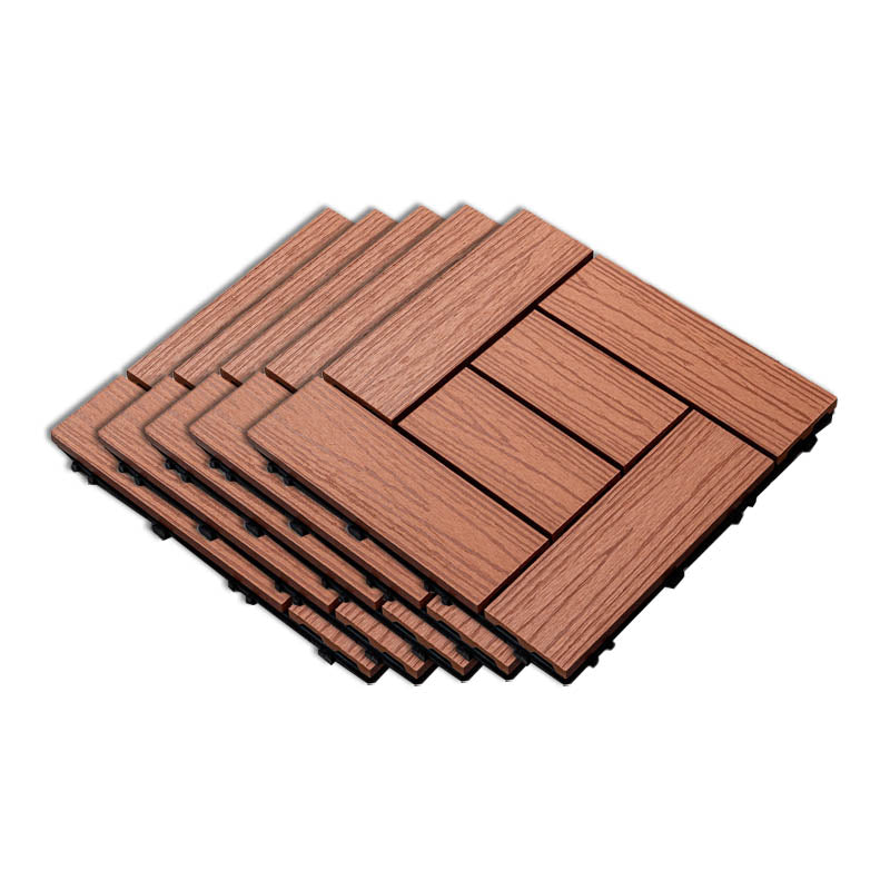 Classical Wooden Flooring Tiles Interlocking Garden Patio Flooring Tiles Rosewood Transformation Clearhalo 'Home Improvement' 'home_improvement' 'home_improvement_outdoor_deck_tiles_planks' 'Outdoor Deck Tiles & Planks' 'Outdoor Flooring & Tile' 'Outdoor Remodel' 'outdoor_deck_tiles_planks' 7465016