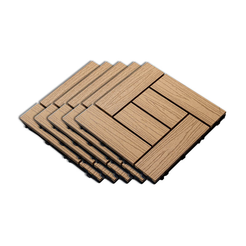 Classical Wooden Flooring Tiles Interlocking Garden Patio Flooring Tiles Beige Transformation Clearhalo 'Home Improvement' 'home_improvement' 'home_improvement_outdoor_deck_tiles_planks' 'Outdoor Deck Tiles & Planks' 'Outdoor Flooring & Tile' 'Outdoor Remodel' 'outdoor_deck_tiles_planks' 7465023