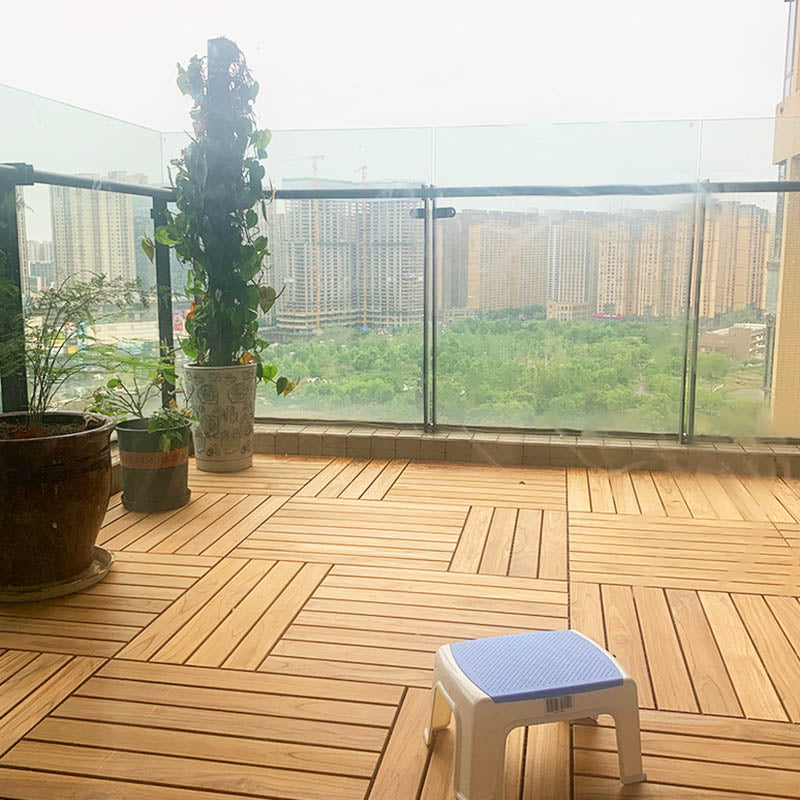 Composite Interlocking Flooring Tiles Outdoor Wood Floor Planks Clearhalo 'Home Improvement' 'home_improvement' 'home_improvement_outdoor_deck_tiles_planks' 'Outdoor Deck Tiles & Planks' 'Outdoor Flooring & Tile' 'Outdoor Remodel' 'outdoor_deck_tiles_planks' 7465233