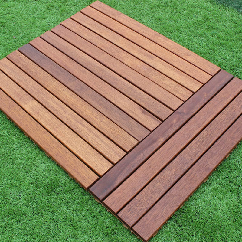 Wood Decking Tiles Waterproof Interlocking Patio Flooring Tiles Smooth Clearhalo 'Home Improvement' 'home_improvement' 'home_improvement_outdoor_deck_tiles_planks' 'Outdoor Deck Tiles & Planks' 'Outdoor Flooring & Tile' 'Outdoor Remodel' 'outdoor_deck_tiles_planks' 7465255