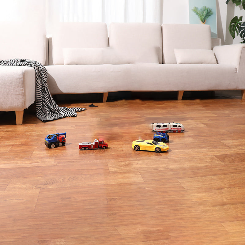 Plastic Flooring Slip Resistant Waterproof Stain Resistant Self-adhesive Wooden Floor Wood 0.11" Clearhalo 'Flooring 'Home Improvement' 'home_improvement' 'home_improvement_vinyl_flooring' 'Vinyl Flooring' 'vinyl_flooring' Walls and Ceiling' 7466806