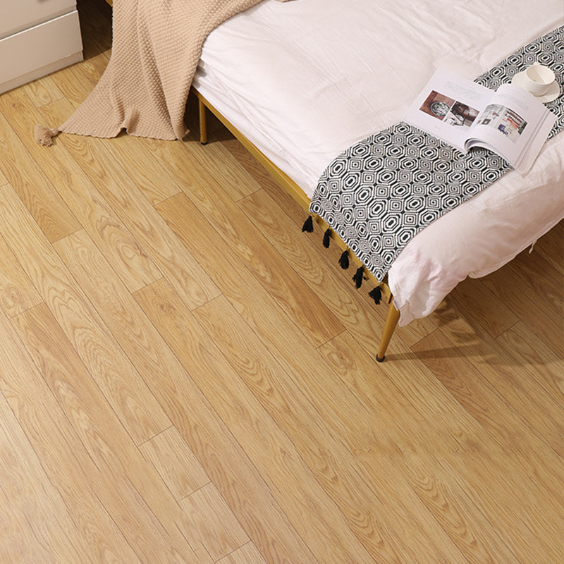 Plastic Flooring Slip Resistant Waterproof Stain Resistant Self-adhesive Wooden Floor Light Wood 0.01" Clearhalo 'Flooring 'Home Improvement' 'home_improvement' 'home_improvement_vinyl_flooring' 'Vinyl Flooring' 'vinyl_flooring' Walls and Ceiling' 7466810