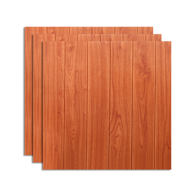 Contemporary Wall Access Panel Plastic Waterproof Backsplash Panels Red Brown Clearhalo 'Flooring 'Home Improvement' 'home_improvement' 'home_improvement_wall_paneling' 'Wall Paneling' 'wall_paneling' 'Walls & Ceilings' Walls and Ceiling' 7468007