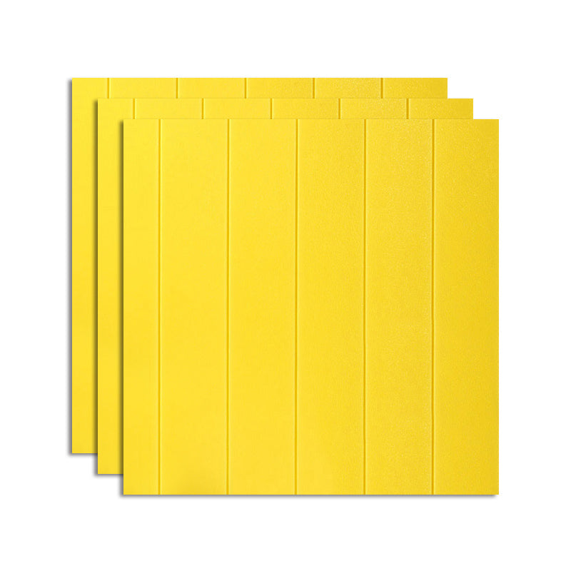 Contemporary Wall Access Panel Plastic Waterproof Backsplash Panels Fluorescent Yellow Clearhalo 'Flooring 'Home Improvement' 'home_improvement' 'home_improvement_wall_paneling' 'Wall Paneling' 'wall_paneling' 'Walls & Ceilings' Walls and Ceiling' 7468009