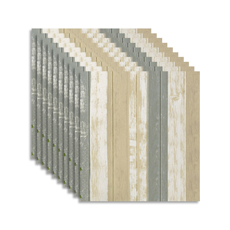 Peel and Stick Backsplash Panels Plastic Contemporary Backsplash Panels Yellow-Green Clearhalo 'Flooring 'Home Improvement' 'home_improvement' 'home_improvement_wall_paneling' 'Wall Paneling' 'wall_paneling' 'Walls & Ceilings' Walls and Ceiling' 7468251