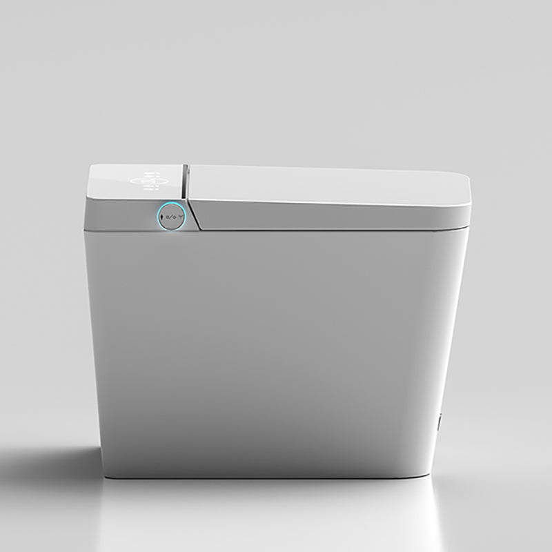 White Floor Mount Bidet with Tank and Heated Seat Elongated Bidet Clearhalo 'Bathroom Remodel & Bathroom Fixtures' 'Bidets' 'Home Improvement' 'home_improvement' 'home_improvement_bidets' 'Toilets & Bidets' 7470061