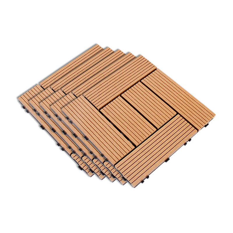 Composite Deck Flooring Tiles Interlocking Patio Flooring Tiles with Fire Resistant Yellow Clearhalo 'Home Improvement' 'home_improvement' 'home_improvement_outdoor_deck_tiles_planks' 'Outdoor Deck Tiles & Planks' 'Outdoor Flooring & Tile' 'Outdoor Remodel' 'outdoor_deck_tiles_planks' 7480991