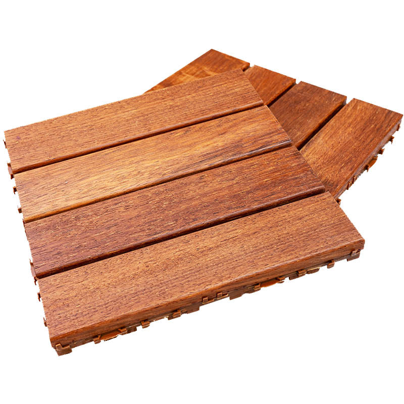 Interlocking Patio Flooring Tiles Solid Wood Waterproof Patio Flooring Tiles Clearhalo 'Home Improvement' 'home_improvement' 'home_improvement_outdoor_deck_tiles_planks' 'Outdoor Deck Tiles & Planks' 'Outdoor Flooring & Tile' 'Outdoor Remodel' 'outdoor_deck_tiles_planks' 7481074