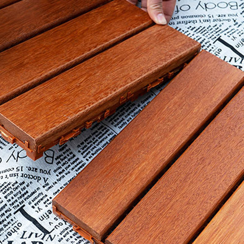 Interlocking Patio Flooring Tiles Solid Wood Waterproof Patio Flooring Tiles Clearhalo 'Home Improvement' 'home_improvement' 'home_improvement_outdoor_deck_tiles_planks' 'Outdoor Deck Tiles & Planks' 'Outdoor Flooring & Tile' 'Outdoor Remodel' 'outdoor_deck_tiles_planks' 7481077