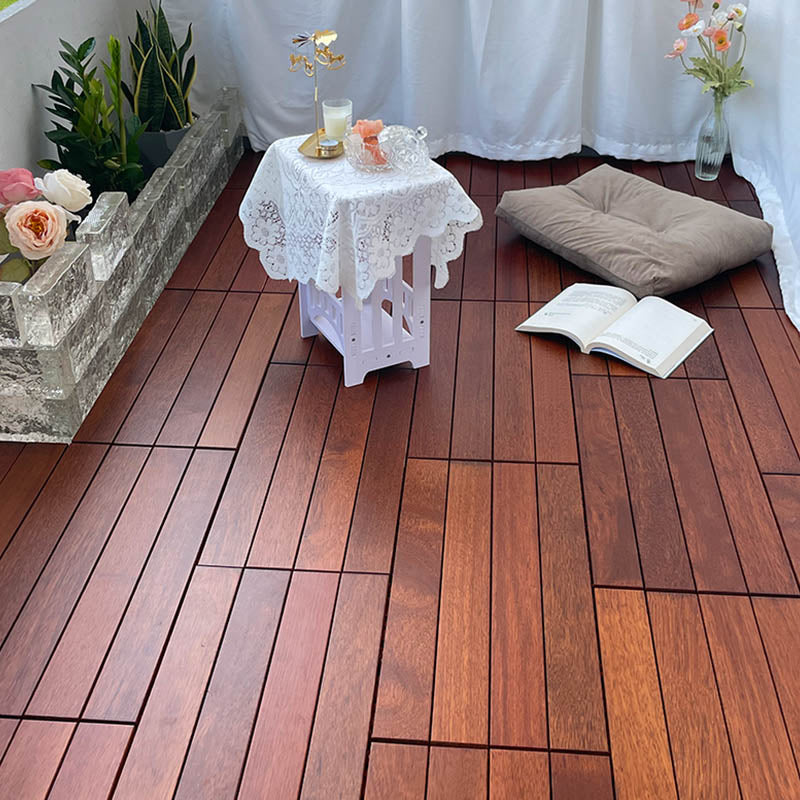 Solid Wood Deck Flooring Tiles Interlocking Deck Flooring Tiles 1' x 2' Orange Clearhalo 'Home Improvement' 'home_improvement' 'home_improvement_outdoor_deck_tiles_planks' 'Outdoor Deck Tiles & Planks' 'Outdoor Flooring & Tile' 'Outdoor Remodel' 'outdoor_deck_tiles_planks' 7481091