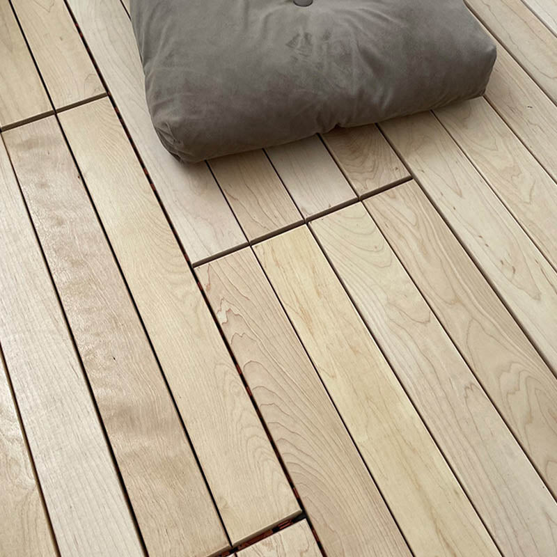 Solid Wood Deck Flooring Tiles Interlocking Deck Flooring Tiles 1' x 2' Natural Clearhalo 'Home Improvement' 'home_improvement' 'home_improvement_outdoor_deck_tiles_planks' 'Outdoor Deck Tiles & Planks' 'Outdoor Flooring & Tile' 'Outdoor Remodel' 'outdoor_deck_tiles_planks' 7481093