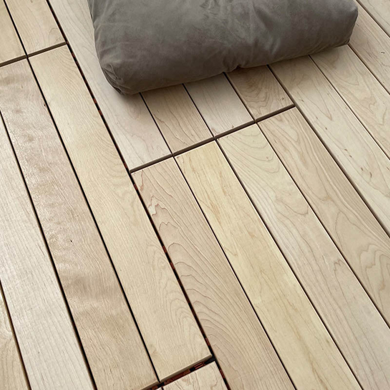 Solid Wood Deck Flooring Tiles Interlocking Deck Flooring Tiles Clearhalo 'Home Improvement' 'home_improvement' 'home_improvement_outdoor_deck_tiles_planks' 'Outdoor Deck Tiles & Planks' 'Outdoor Flooring & Tile' 'Outdoor Remodel' 'outdoor_deck_tiles_planks' 7481101