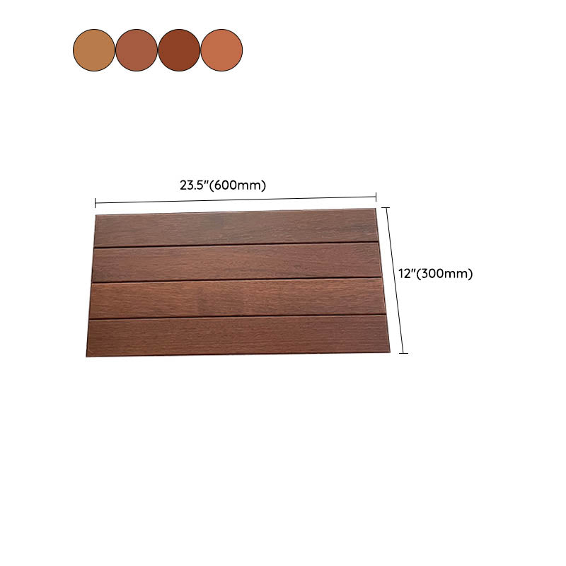 Solid Wood Deck Flooring Tiles Interlocking Deck Flooring Tiles Clearhalo 'Home Improvement' 'home_improvement' 'home_improvement_outdoor_deck_tiles_planks' 'Outdoor Deck Tiles & Planks' 'Outdoor Flooring & Tile' 'Outdoor Remodel' 'outdoor_deck_tiles_planks' 7481103