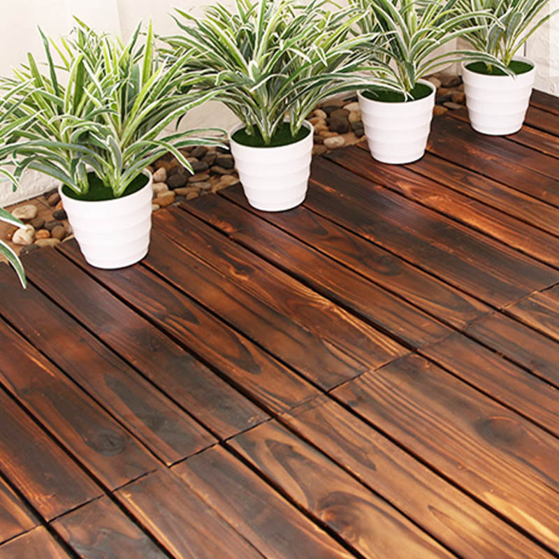 Interlocking Patio Flooring Tiles Solid Wood Patio Flooring Tiles Clearhalo 'Home Improvement' 'home_improvement' 'home_improvement_outdoor_deck_tiles_planks' 'Outdoor Deck Tiles & Planks' 'Outdoor Flooring & Tile' 'Outdoor Remodel' 'outdoor_deck_tiles_planks' 7481121