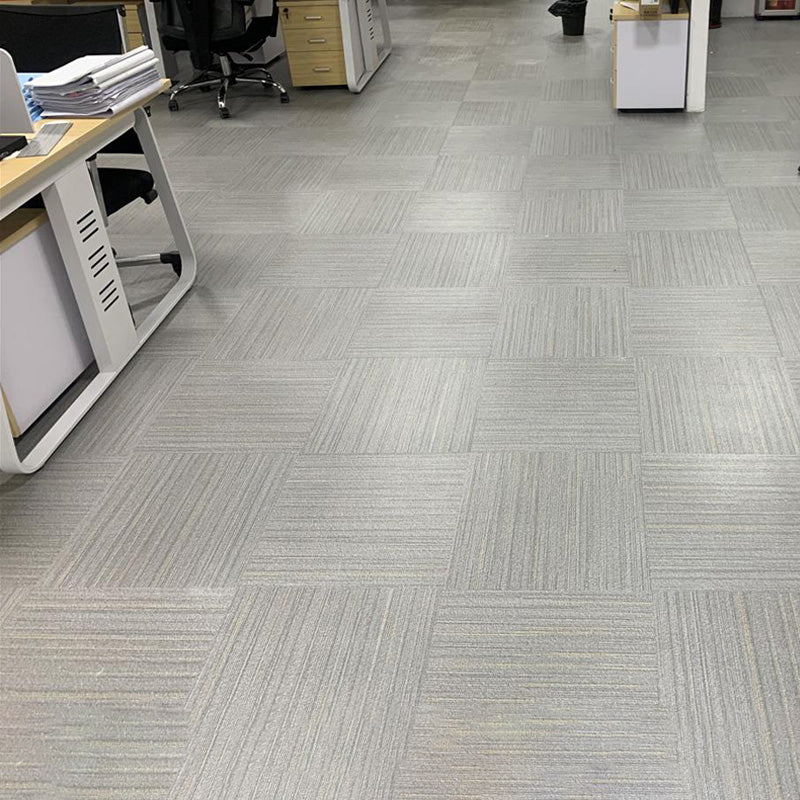 Fire Resistant Square PVC Flooring Peel and Stick Waterproof PVC Flooring Grey Clearhalo 'Flooring 'Home Improvement' 'home_improvement' 'home_improvement_vinyl_flooring' 'Vinyl Flooring' 'vinyl_flooring' Walls and Ceiling' 7483544