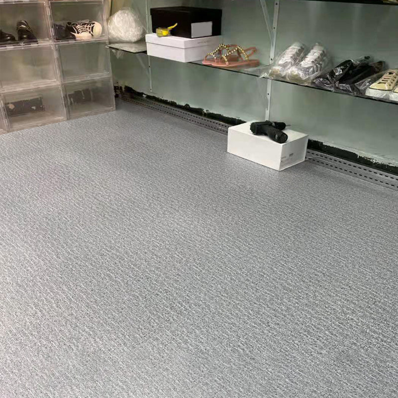 Fire Resistant Square PVC Flooring Peel and Stick Waterproof PVC Flooring Light Heather Gray Clearhalo 'Flooring 'Home Improvement' 'home_improvement' 'home_improvement_vinyl_flooring' 'Vinyl Flooring' 'vinyl_flooring' Walls and Ceiling' 7483549