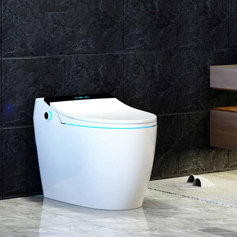 Contemporary Floor Standing Bidet Gloss Finish Floor Mount Bidet Clearhalo 'Bathroom Remodel & Bathroom Fixtures' 'Bidets' 'Home Improvement' 'home_improvement' 'home_improvement_bidets' 'Toilets & Bidets' 7485051