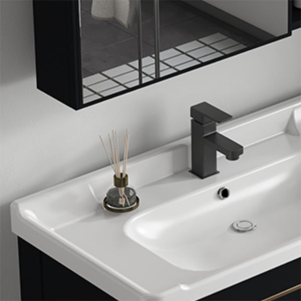 Glam Freestanding Bathroom Sink Vanity Single-Sink Bathroom Vanity Clearhalo 'Bathroom Remodel & Bathroom Fixtures' 'Bathroom Vanities' 'bathroom_vanities' 'Home Improvement' 'home_improvement' 'home_improvement_bathroom_vanities' 7498415