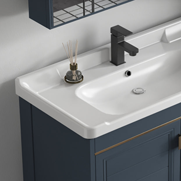 Glam Freestanding Bathroom Sink Vanity Single-Sink Bathroom Vanity Set Clearhalo 'Bathroom Remodel & Bathroom Fixtures' 'Bathroom Vanities' 'bathroom_vanities' 'Home Improvement' 'home_improvement' 'home_improvement_bathroom_vanities' 7498465