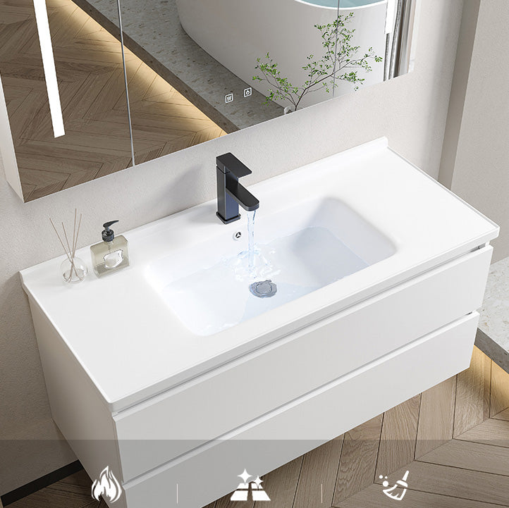 Modern Wood Sink Vanity Wood Wall Mount Faucet Included Bathroom Vanity Set Clearhalo 'Bathroom Remodel & Bathroom Fixtures' 'Bathroom Vanities' 'bathroom_vanities' 'Home Improvement' 'home_improvement' 'home_improvement_bathroom_vanities' 7498511