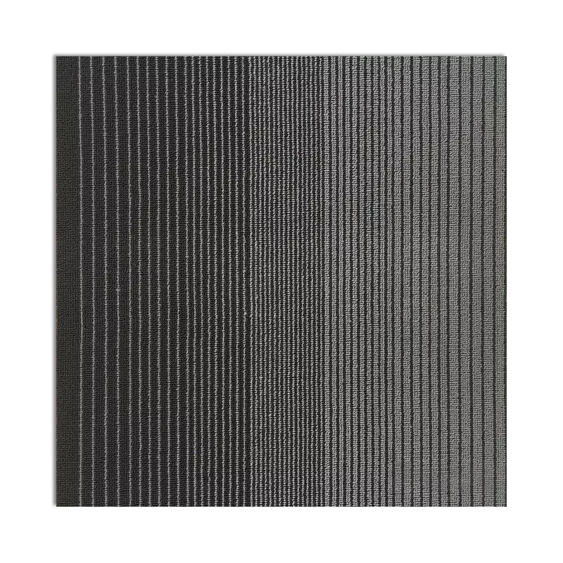 Basic Ombre Carpet Tiles Loose Lay Non-Skid Carpet Floor Tile Black-Gray Clearhalo 'Carpet Tiles & Carpet Squares' 'carpet_tiles_carpet_squares' 'Flooring 'Home Improvement' 'home_improvement' 'home_improvement_carpet_tiles_carpet_squares' Walls and Ceiling' 7505606