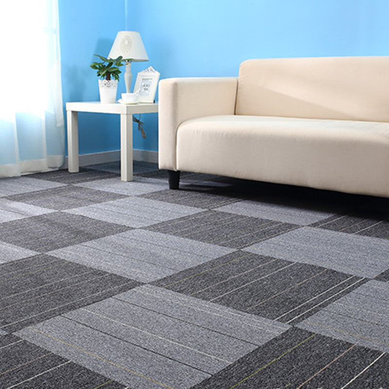 Modern Level Loop Carpet Pure Color Fade Resistant Carpet Tiles Clearhalo 'Carpet Tiles & Carpet Squares' 'carpet_tiles_carpet_squares' 'Flooring 'Home Improvement' 'home_improvement' 'home_improvement_carpet_tiles_carpet_squares' Walls and Ceiling' 7505627