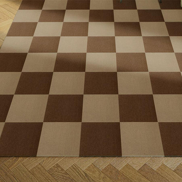 Modern Loose Lay Carpet Tile Checkered Carpet Floor Tile for Living Room -  Clearhalo