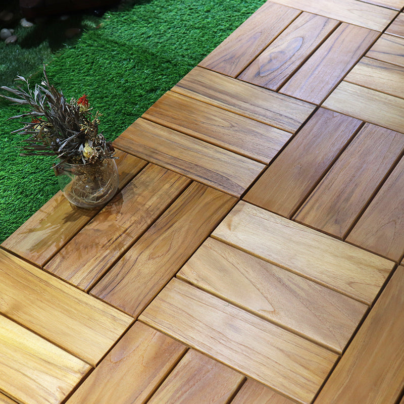 Interlocking Patio Flooring Tiles Solid Wood Patio Flooring Tiles for Outdoor Clearhalo 'Home Improvement' 'home_improvement' 'home_improvement_outdoor_deck_tiles_planks' 'Outdoor Deck Tiles & Planks' 'Outdoor Flooring & Tile' 'Outdoor Remodel' 'outdoor_deck_tiles_planks' 7506613