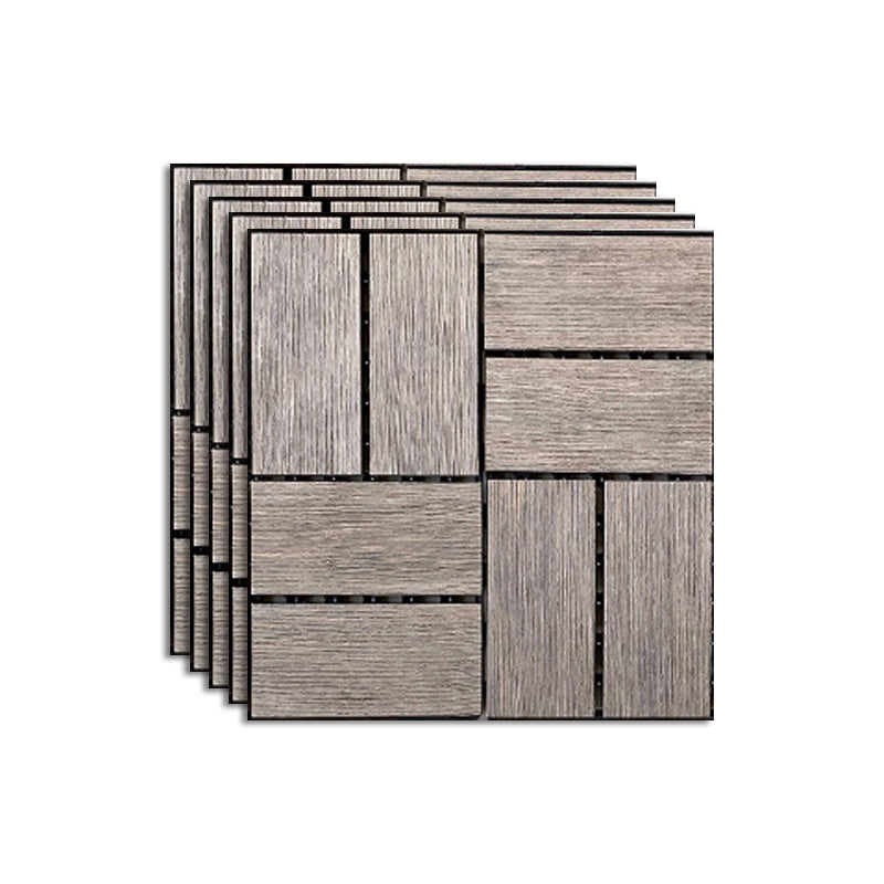 Composite Deck Flooring Tiles Interlocking Deck Flooring Tiles with Scratch Resistant Light Brown Clearhalo 'Home Improvement' 'home_improvement' 'home_improvement_outdoor_deck_tiles_planks' 'Outdoor Deck Tiles & Planks' 'Outdoor Flooring & Tile' 'Outdoor Remodel' 'outdoor_deck_tiles_planks' 7508073