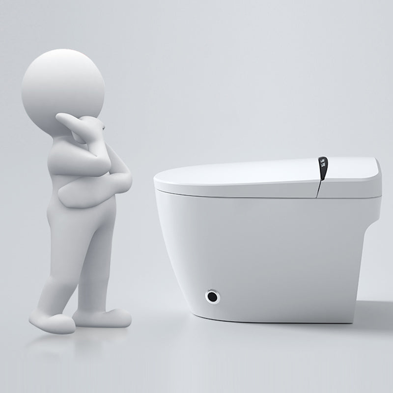 All-In-One Smart Toilet White Deodorizing Elongated Floor Standing Bidet Clearhalo 'Bathroom Remodel & Bathroom Fixtures' 'Bidets' 'Home Improvement' 'home_improvement' 'home_improvement_bidets' 'Toilets & Bidets' 7508338
