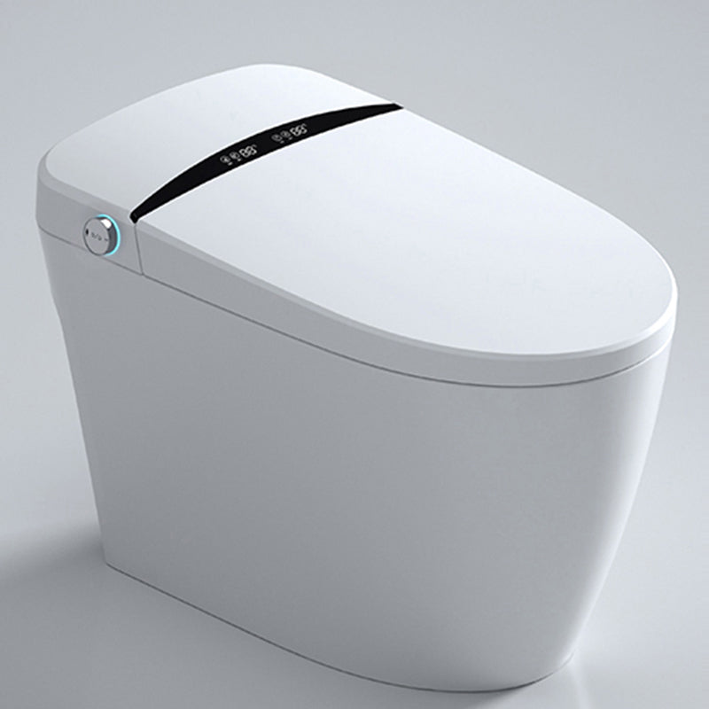 All-In-One Smart Toilet White Deodorizing Elongated Floor Standing Bidet Clearhalo 'Bathroom Remodel & Bathroom Fixtures' 'Bidets' 'Home Improvement' 'home_improvement' 'home_improvement_bidets' 'Toilets & Bidets' 7508340