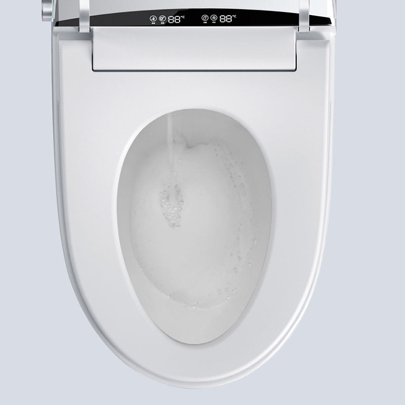 All-In-One Smart Toilet White Deodorizing Elongated Floor Standing Bidet Clearhalo 'Bathroom Remodel & Bathroom Fixtures' 'Bidets' 'Home Improvement' 'home_improvement' 'home_improvement_bidets' 'Toilets & Bidets' 7508345