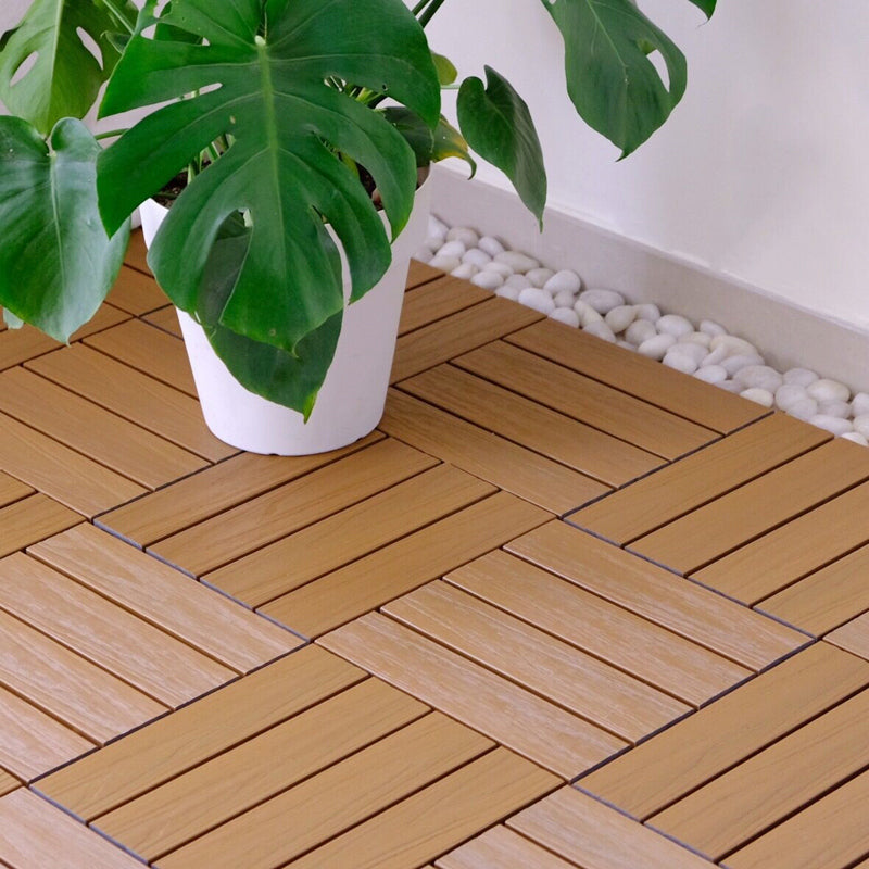 Interlocking Patio Flooring Tiles Composite Patio Flooring Tiles for Outdoor Warm Yellow Clearhalo 'Home Improvement' 'home_improvement' 'home_improvement_outdoor_deck_tiles_planks' 'Outdoor Deck Tiles & Planks' 'Outdoor Flooring & Tile' 'Outdoor Remodel' 'outdoor_deck_tiles_planks' 7530014