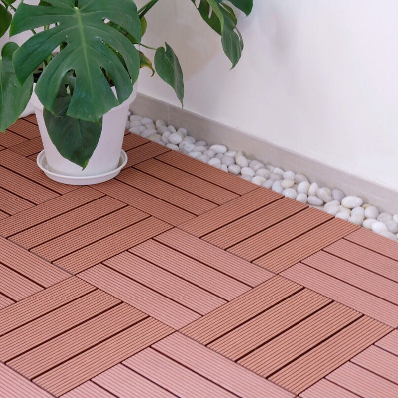 Interlocking Patio Flooring Tiles Composite Patio Flooring Tiles for Outdoor Orange Clearhalo 'Home Improvement' 'home_improvement' 'home_improvement_outdoor_deck_tiles_planks' 'Outdoor Deck Tiles & Planks' 'Outdoor Flooring & Tile' 'Outdoor Remodel' 'outdoor_deck_tiles_planks' 7530020