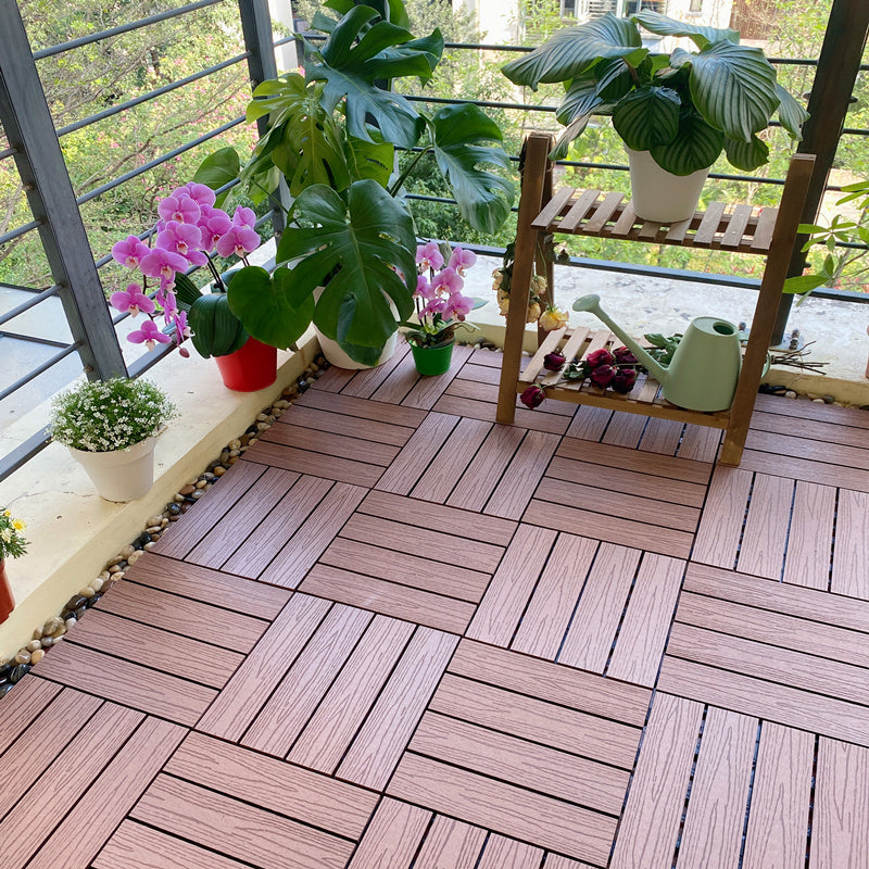 Interlocking Decking Tiles Waterproof Decking Tiles for Indoor and Outdoor Light Khaki Clearhalo 'Home Improvement' 'home_improvement' 'home_improvement_outdoor_deck_tiles_planks' 'Outdoor Deck Tiles & Planks' 'Outdoor Flooring & Tile' 'Outdoor Remodel' 'outdoor_deck_tiles_planks' 7530069