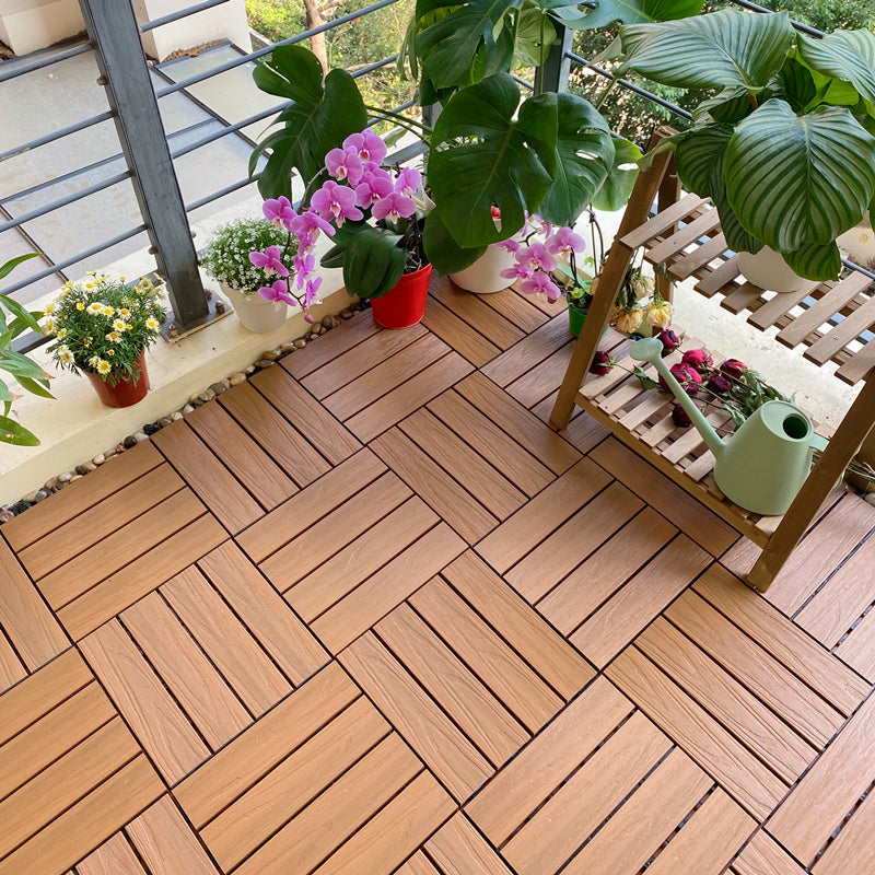 Interlocking Decking Tiles Waterproof Decking Tiles for Indoor and Outdoor Turmeric Clearhalo 'Home Improvement' 'home_improvement' 'home_improvement_outdoor_deck_tiles_planks' 'Outdoor Deck Tiles & Planks' 'Outdoor Flooring & Tile' 'Outdoor Remodel' 'outdoor_deck_tiles_planks' 7530073