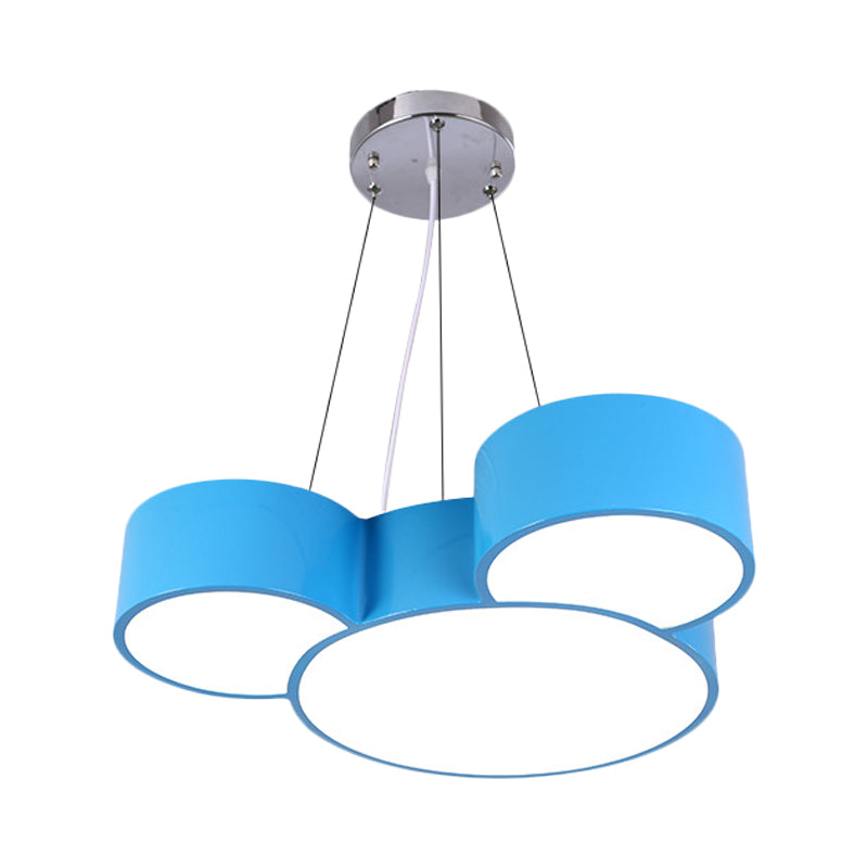 Simplicity Mouse Ceiling Mounted Light Acrylic Nursery LED Flush Mount Lamp in Blue/Green/Red Clearhalo 'Ceiling Lights' 'Close To Ceiling Lights' 'Close to ceiling' 'Flush mount' Lighting' 753618