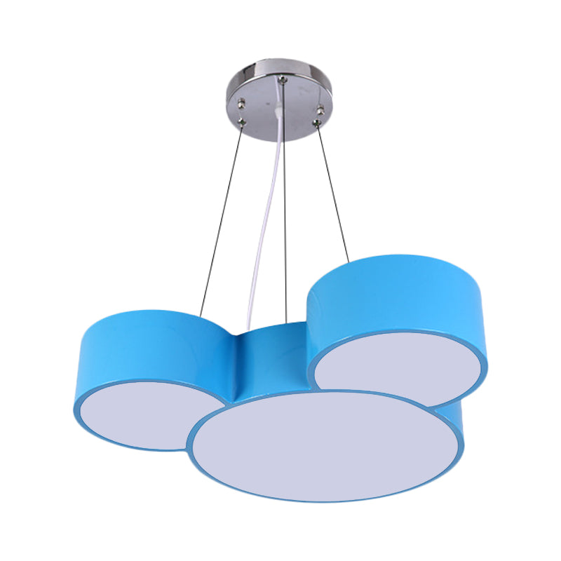 Simplicity Mouse Ceiling Mounted Light Acrylic Nursery LED Flush Mount Lamp in Blue/Green/Red Clearhalo 'Ceiling Lights' 'Close To Ceiling Lights' 'Close to ceiling' 'Flush mount' Lighting' 753619