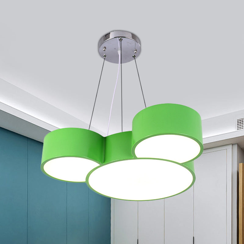 Simplicity Mouse Ceiling Mounted Light Acrylic Nursery LED Flush Mount Lamp in Blue/Green/Red Green Clearhalo 'Ceiling Lights' 'Close To Ceiling Lights' 'Close to ceiling' 'Flush mount' Lighting' 753625