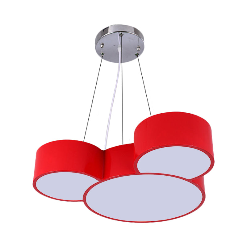 Simplicity Mouse Ceiling Mounted Light Acrylic Nursery LED Flush Mount Lamp in Blue/Green/Red Clearhalo 'Ceiling Lights' 'Close To Ceiling Lights' 'Close to ceiling' 'Flush mount' Lighting' 753632