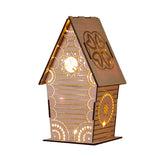 Brown Lodge Small Night Light Kids Wooden USB LED Table Lighting with Cutouts Loving Heart/Star/Flower Pattern Clearhalo 'Night Lights' 'Wall Lights' Lighting' 754431