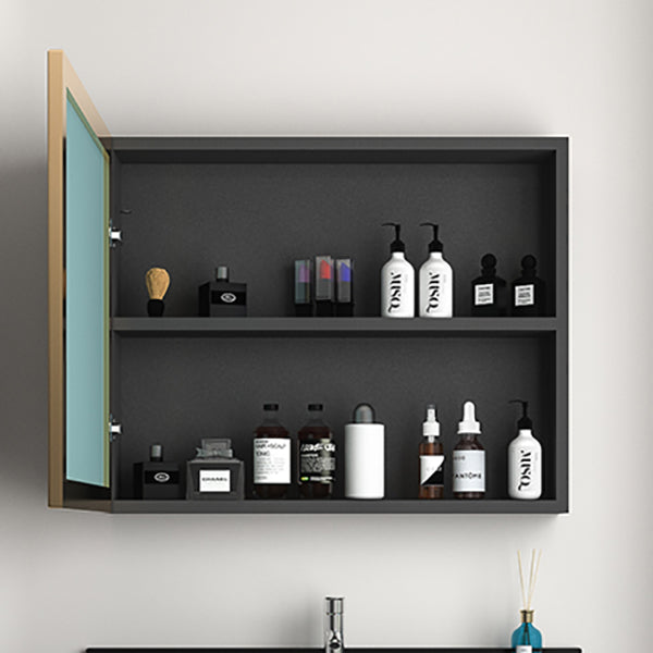 Rectangular Bathroom Vanity Modern Black Single-Sink Wall Mount Vanity Set Clearhalo 'Bathroom Remodel & Bathroom Fixtures' 'Bathroom Vanities' 'bathroom_vanities' 'Home Improvement' 'home_improvement' 'home_improvement_bathroom_vanities' 7551481