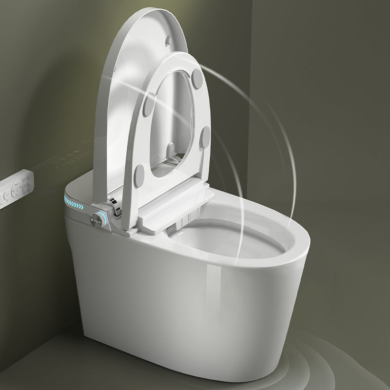 Minimalist Bidets Bidets Toilet Temperature Control Elongated Seat Bidet in White Clearhalo 'Bathroom Remodel & Bathroom Fixtures' 'Bidets' 'Home Improvement' 'home_improvement' 'home_improvement_bidets' 'Toilets & Bidets' 7554918