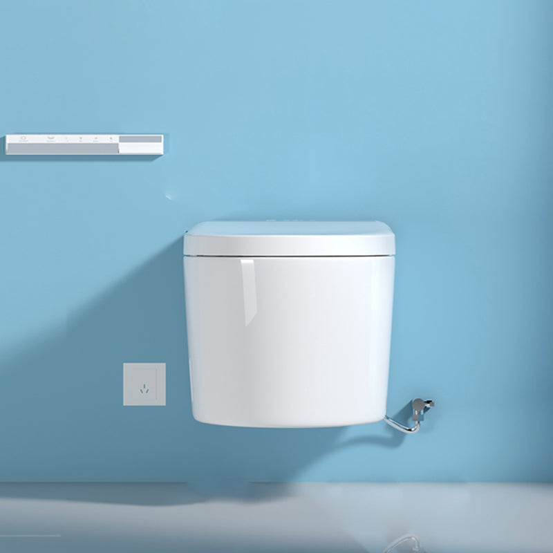Simplicity Elongated Wall Mounted Bidet Smart Bidet with Warm Air Dryer Clearhalo 'Bathroom Remodel & Bathroom Fixtures' 'Bidets' 'Home Improvement' 'home_improvement' 'home_improvement_bidets' 'Toilets & Bidets' 7554924