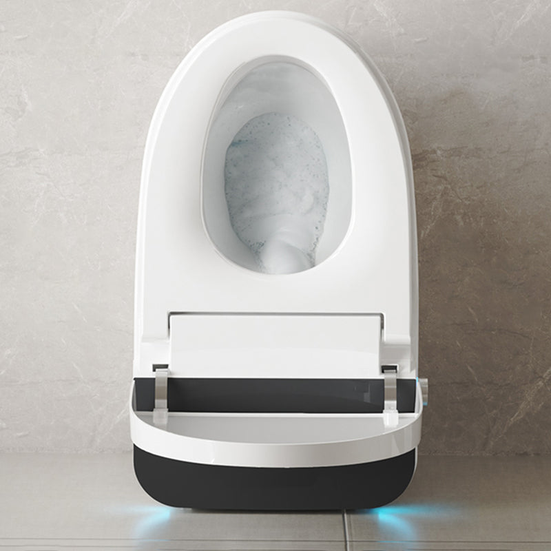 Modern White Temperature Control Bidet Elongated Toilet Seat Bidet with Heated Seat Clearhalo 'Bathroom Remodel & Bathroom Fixtures' 'Bidets' 'Home Improvement' 'home_improvement' 'home_improvement_bidets' 'Toilets & Bidets' 7554983