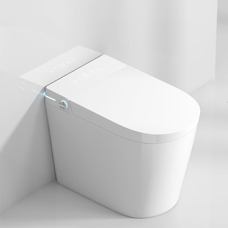 Minimalist White Temperature Control Bidet Elongated Toilet Seat Bidet with Heated Seat Clearhalo 'Bathroom Remodel & Bathroom Fixtures' 'Bidets' 'Home Improvement' 'home_improvement' 'home_improvement_bidets' 'Toilets & Bidets' 7554985
