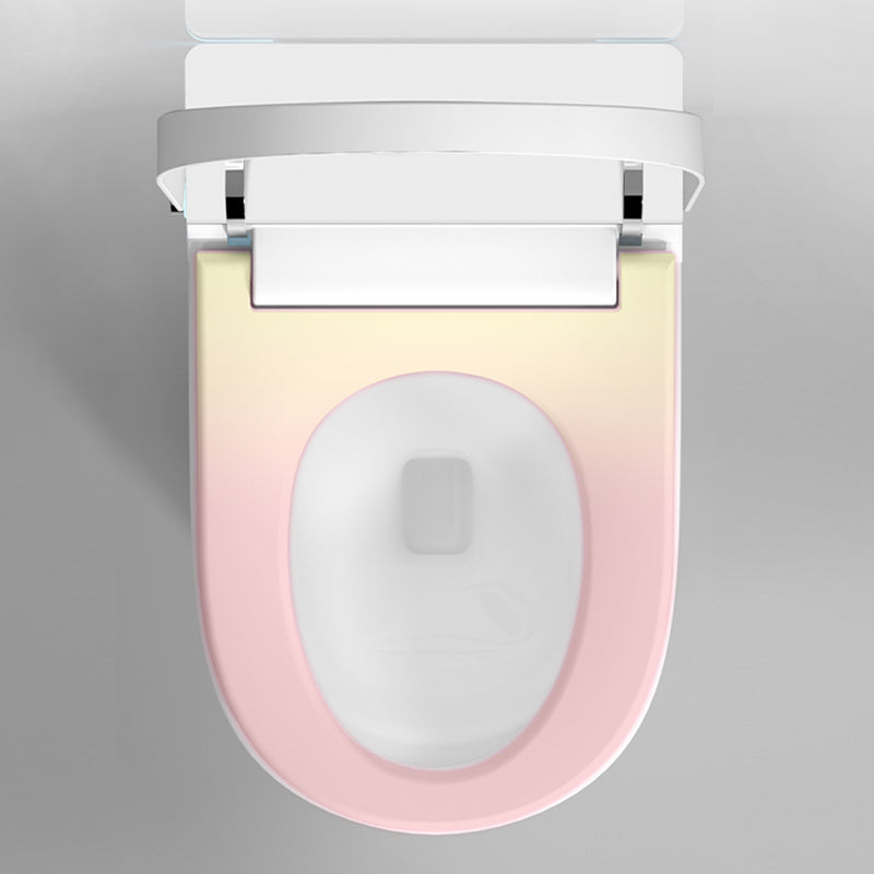 Minimalist White Temperature Control Bidet Elongated Toilet Seat Bidet with Heated Seat Clearhalo 'Bathroom Remodel & Bathroom Fixtures' 'Bidets' 'Home Improvement' 'home_improvement' 'home_improvement_bidets' 'Toilets & Bidets' 7554989