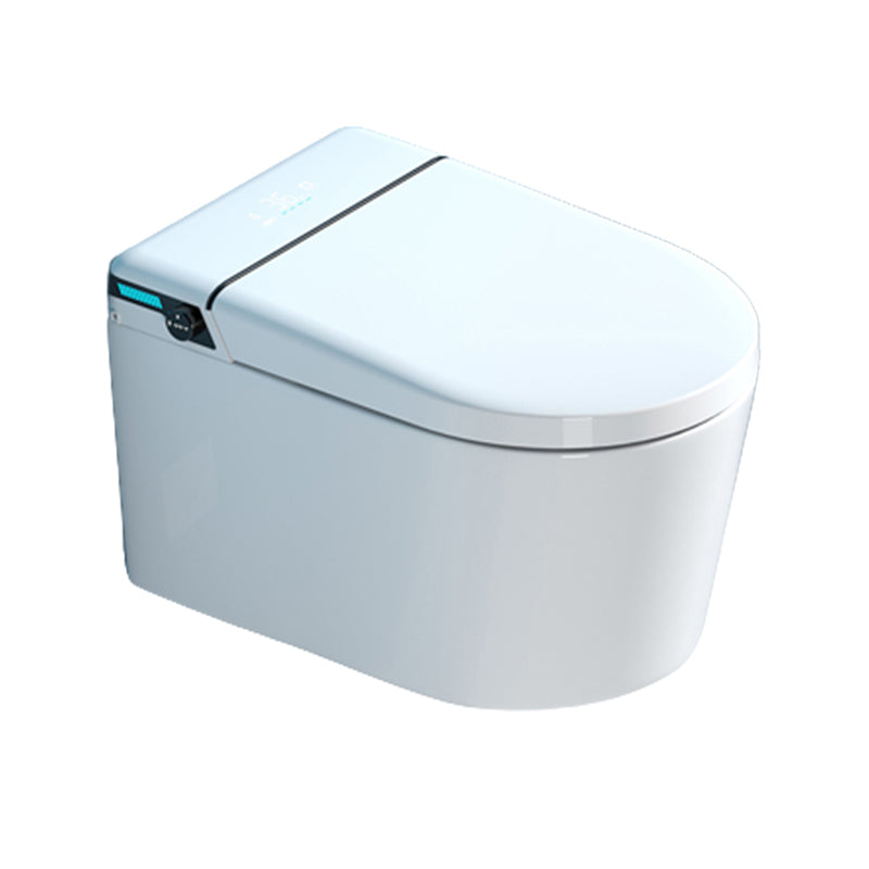 Minimalism Wall Mounted Bidet Foot Sensor White Temperature Control Clearhalo 'Bathroom Remodel & Bathroom Fixtures' 'Bidets' 'Home Improvement' 'home_improvement' 'home_improvement_bidets' 'Toilets & Bidets' 7555003