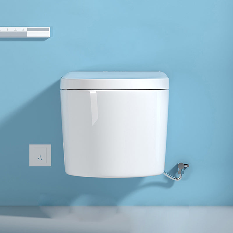 Minimalism Wall Mounted Bidet Foot Sensor White Temperature Control Clearhalo 'Bathroom Remodel & Bathroom Fixtures' 'Bidets' 'Home Improvement' 'home_improvement' 'home_improvement_bidets' 'Toilets & Bidets' 7555006